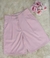 Modas Domi Bermuda Feminina Luis Twill Verão Cintura Alta Elegante Moderna Moda Casual LT135