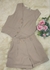 Modas Domi Conjunto Feminino 2 Peças Luis Twill Colete e Shorts Meia Coxa Moderno Moda Verão LT203 - loja online