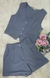 Modas Domi Conjunto Feminino 2 Peças Luis Twill Colete e Shorts Meia Coxa Moderno Moda Verão LT203 - comprar online