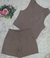 Modas Domi Conjunto Feminino 2 Peças Luis Twill Colete e Shorts Meia Coxa Moderno Moda Verão LT203 na internet