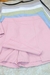 Modas Domi Conjunto Feminino Cropped e Shorts Saia Modelo Verão Moda 2025 LT210