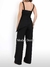Modas Domi Conjunto Positano Calça Pantalona e Blusa Assimétrica com Alça Fina Elastano nas Costas Tendência 863000 - loja online