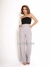 Modas Domi Calça Luis Twill Feminina Estilo Social Bolsos Laterais Detalhe com Bolso Atrás 864000