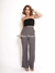 Modas Domi Calça Luis Twill Feminina Estilo Social Bolsos Laterais Detalhe com Bolso Atrás 864000 - loja online