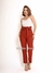 Modas Domi Calça Feminina Amarante Estilo Capri Cigarette com Laço 86700