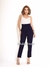 Modas Domi Calça Feminina Amarante Estilo Capri Cigarette com Laço 86700 - loja online