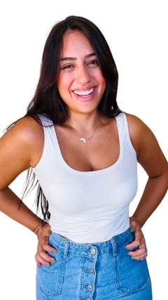 REGATA DECOTE QUADRADO - Abelita