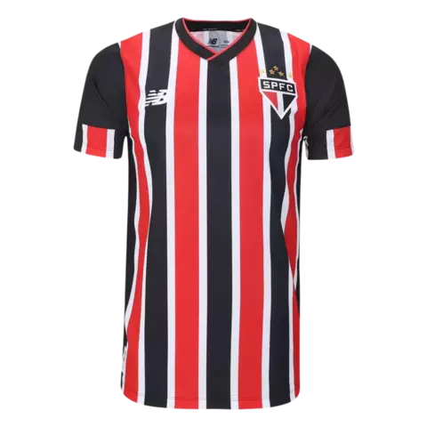 Camisa São Paulo II 24/25 s/n° Torcedor New Balance Masculina - Vermelho+Branco