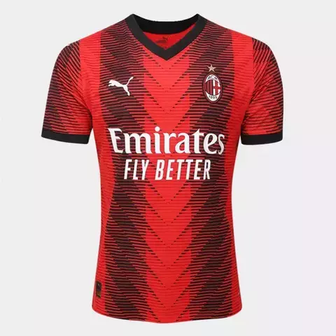 Camisa AC Milan Home 23/24 s/n Torcedor Puma Masculina - comprar online