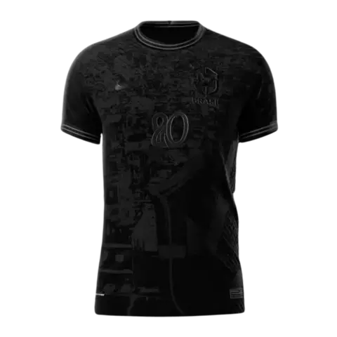 Camisa Seleção Brasil 2022 Nike - Preto - Conceito All Black