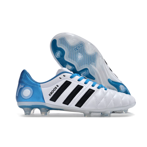 Chuteira Adidas Campo Adipure 11 Pro FG TK8 - Branco & Azul
