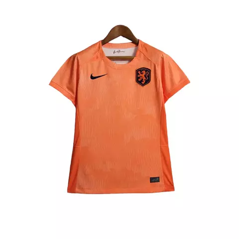 Camisa Holanda I 23/24 - Feminina Nike - Laranja