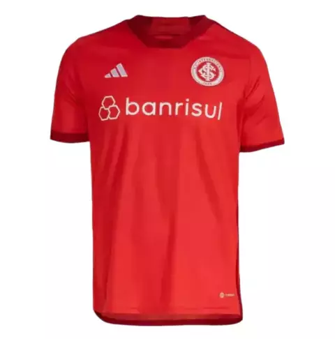 Camisa Internacional I 23/24 Torcedor Adidas Masculina - Vermelho