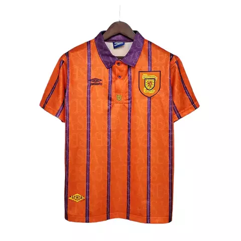 Camisa Escócia Retrô 1994 Laranja - Umbro