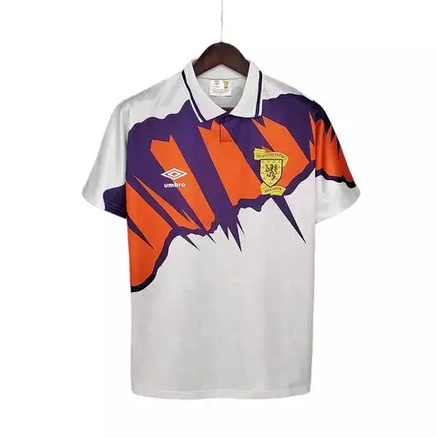 Camisa Escócia Retrô 1991/1993 Branca - Umbro