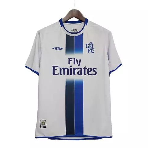 Camisa Chelsea Retrô 2003/2005 Azul e Branca - Umbro