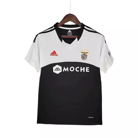 Camisa Benfica Retrô 2013/2014 Preta e Branca - Adidas