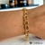 Pulseira Trançada Dourada - comprar online