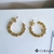 Brinco de Argola Corrente Dourado - P