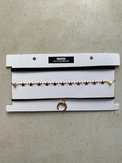 Set de choker por tres en internet