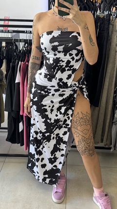 Pollera tajo vaquita - comprar online
