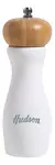 MOLINILLO HUDSON DE MADERA LAQUEADO COLOR BLANCO 15 CM