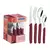 CARMEL CHERRY SET CUBIERTOS TRAMONTINA 24 PZS