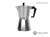 CAFETERA ITALIANA ALUMINIO PULIDO GRIS HUDSON 9 TAZAS - comprar online