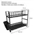 ESCURRIDOR NEGRO CHICO HUDSON 2 PISOS - comprar online