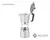 CAFETERA ITALIANA ALUMINIO PULIDO GRIS HUDSON 9 TAZAS en internet