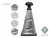 RALLADOR HUDSON PIRAMIDE 4 CARAS DE ACERO INOXIDABLE en internet