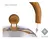 PAVA SILBADORA HUDSON DE ACERO MANGO MADERA 1,5 LTS - Muzar