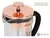 SET CAFETERA Y VASOS GOLD ROSE HUDSON - tienda online