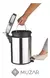 CESTO DE BASURA DE ACERO INOXIDABLE TRAMONTINA 5 LITROS - tienda online