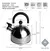 PAVA SILBADORA HUDSON DE ACERO INOXIDABLE 1,5 LTS