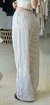Pantalón de lino rayado KALI. en internet