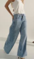 Pantalón de jean wide leg ENZO. - comprar online