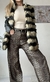 Campera de eco cuero con piel RUE - comprar online