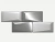 Revestimiento Acero inox - Subway mini bisel punta - AR Home Designs