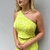 CONJUNTO CROPPED + SAIA CANELADA VERDE/OFF - comprar online