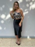 SAIA MIDI CETIM PRETO - comprar online