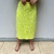 CONJUNTO CROPPED + SAIA CANELADA VERDE/OFF - Use Ciella