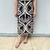CONJUNTO CROPPED + SAIA CANELADA PRETO/CREME - Use Ciella