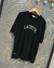 Camiseta Over Peruana lac escrita - Preta