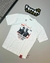 Camiseta Oversized Rj7 - Amizade Branca