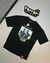 Camiseta Oversized Rj7 - Amizade Preta