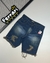 Bermuda Jeans Destroyd - Escura