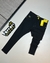 Calça Jogador Brow - Preta XO amarelo