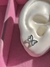 Aros love butterfly silver - comprar online