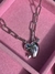 Collar silver arrow heart